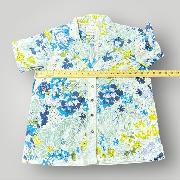 Anthropologie Printed Surf Shirt Sz Small - Picture 7 of 13